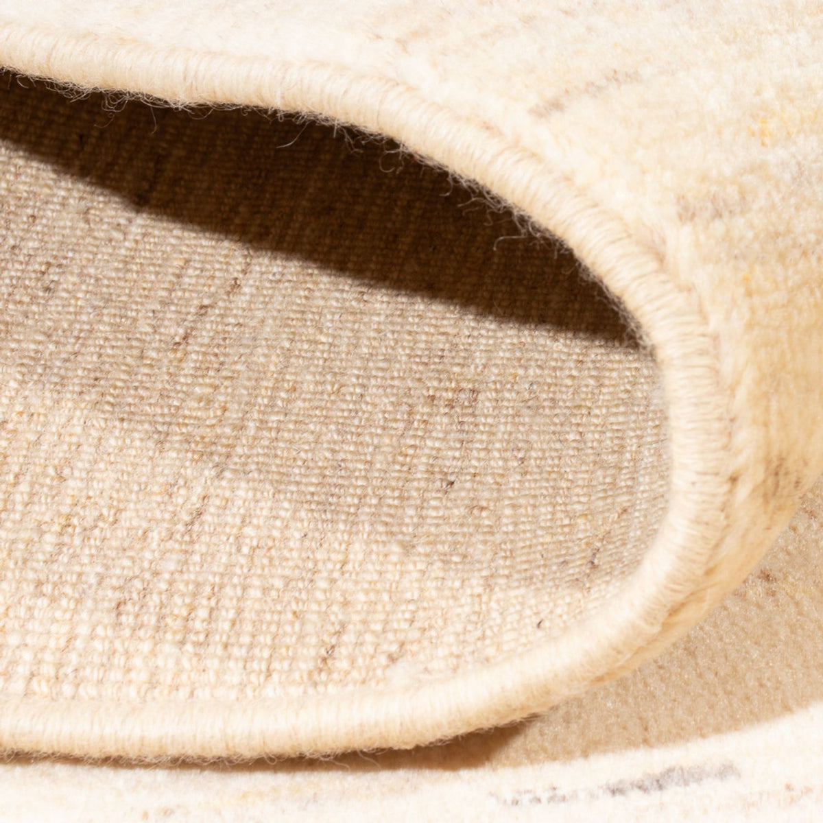 Dywan Gabbeh - perski - 188 x 140 cm - beżowy