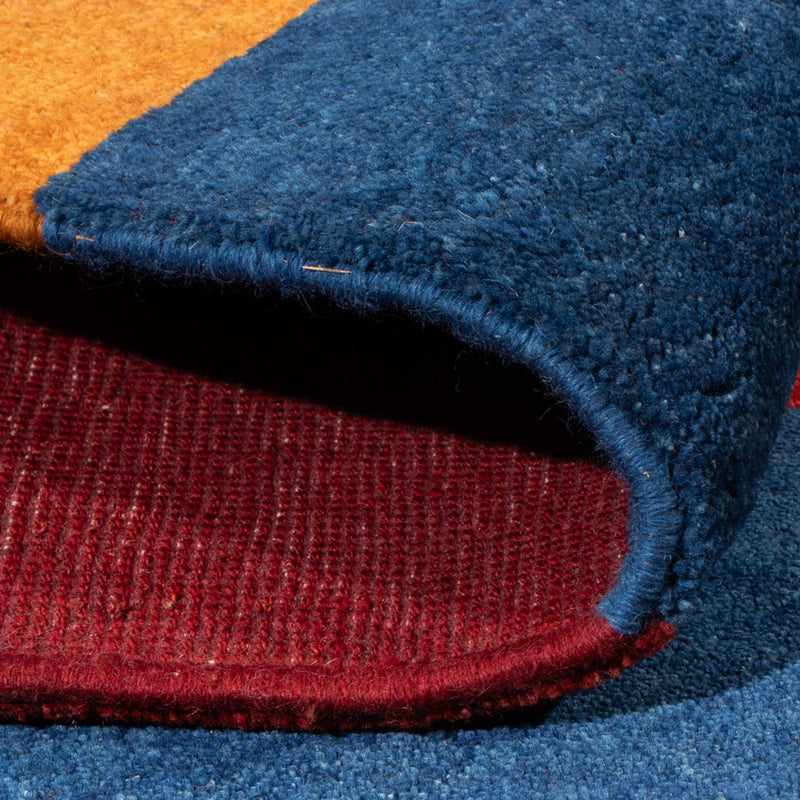 Dywan Gabbeh - perski - 188 x 154 cm - wielokolorowy