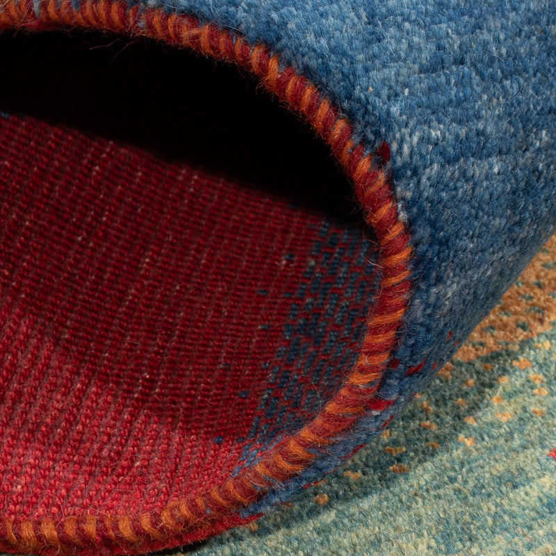 Dywan Gabbeh - perski - 151 x 104 cm - wielokolorowy