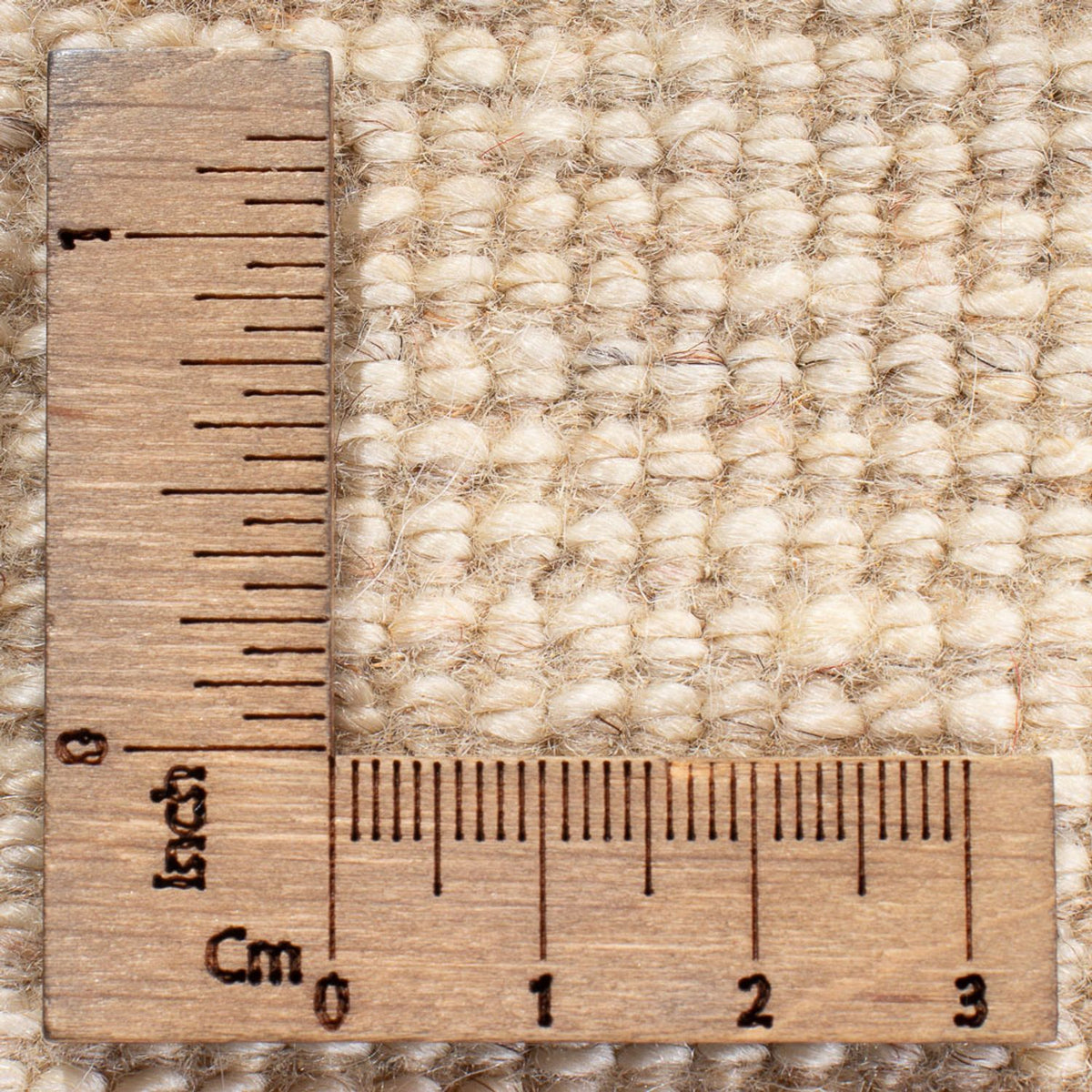 Dywan Gabbeh - perski - 150 x 97 cm - biały