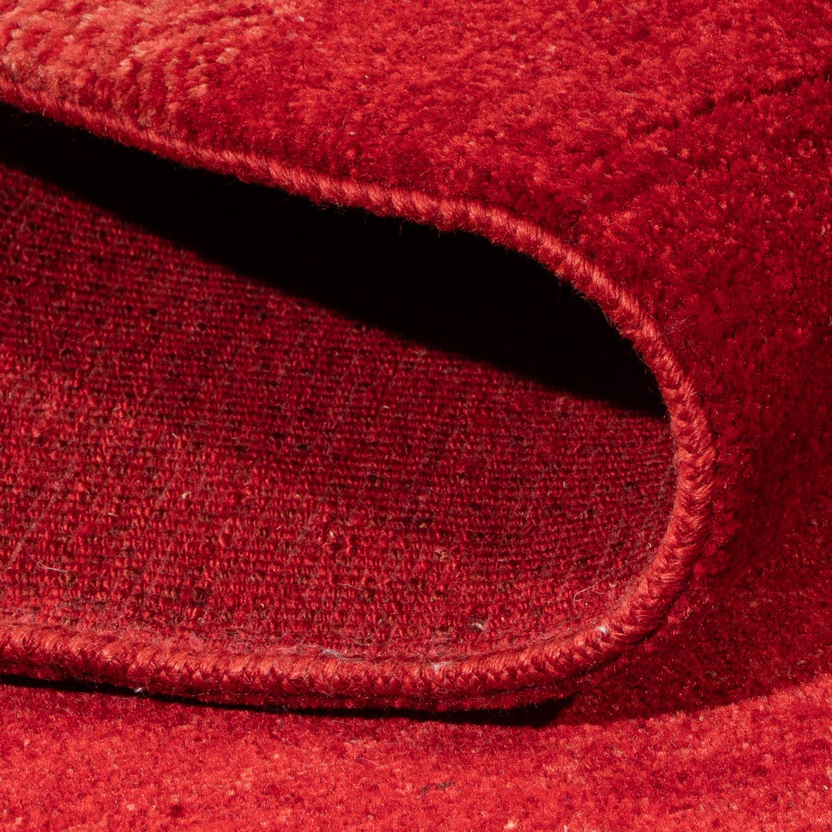 Dywan Gabbeh - perski - 190 x 147 cm - czerwony