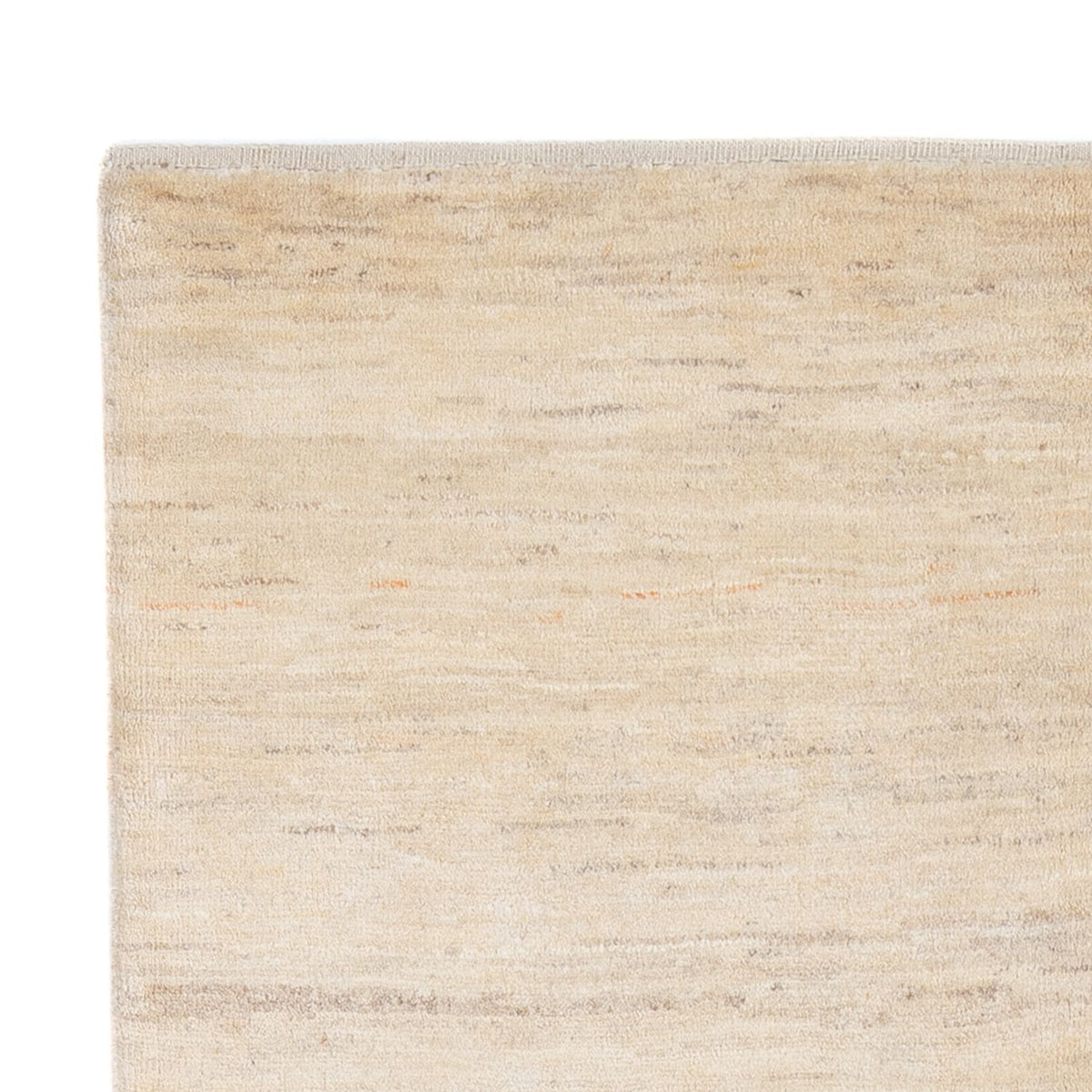 Dywan Gabbeh - perski - 202 x 138 cm - srebrny