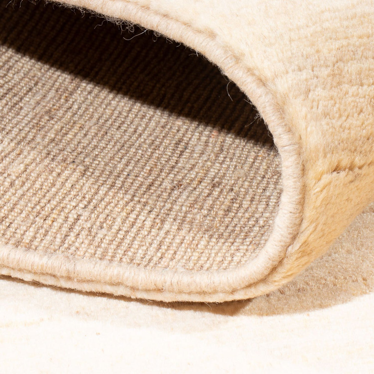 Dywan Gabbeh - perski - 187 x 130 cm - beżowy