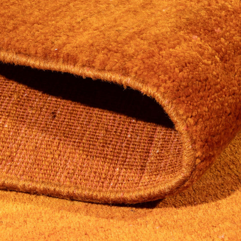 Dywan Gabbeh - perski - 195 x 155 cm - pomarańczowy