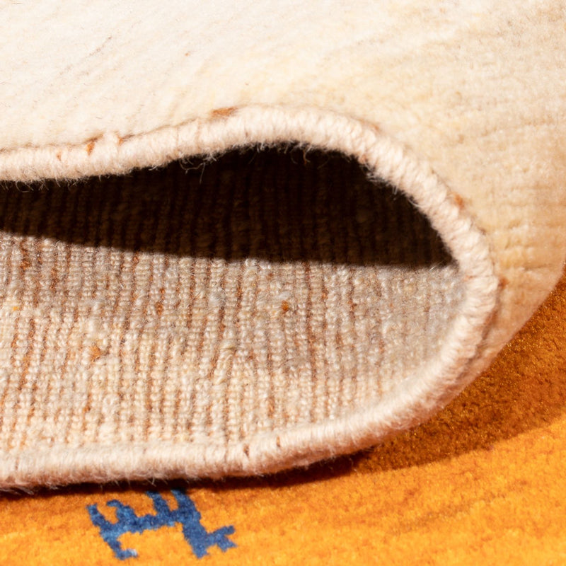 Dywan Gabbeh - perski - 196 x 153 cm - wielokolorowy