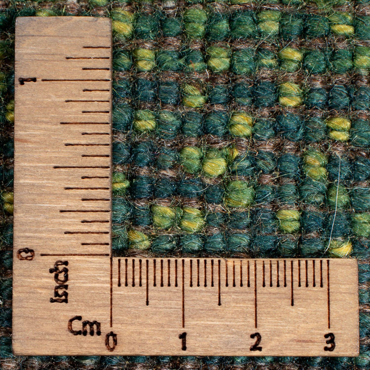 Dywan Gabbeh - perski - 204 x 148 cm - ciemna zieleń