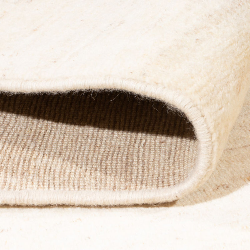 Dywan Gabbeh - perski - 207 x 155 cm - srebrny