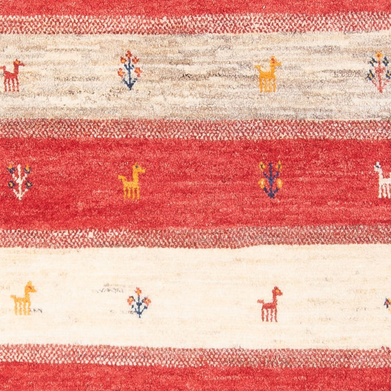 Dywan Gabbeh - perski - 143 x 80 cm - wielokolorowy