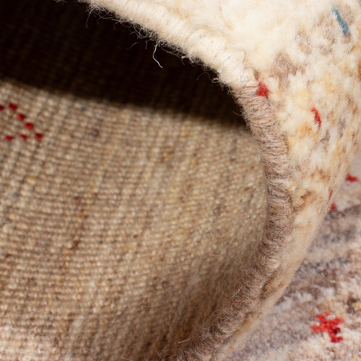 Dywan Gabbeh - perski - 146 x 101 cm - wielokolorowy