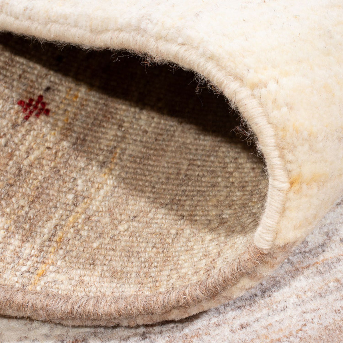 Dywan Gabbeh - perski - 145 x 96 cm - wielokolorowy