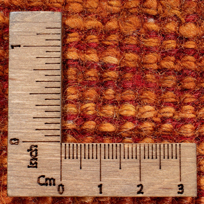 Dywan Gabbeh - perski - 142 x 98 cm - pomarańczowy