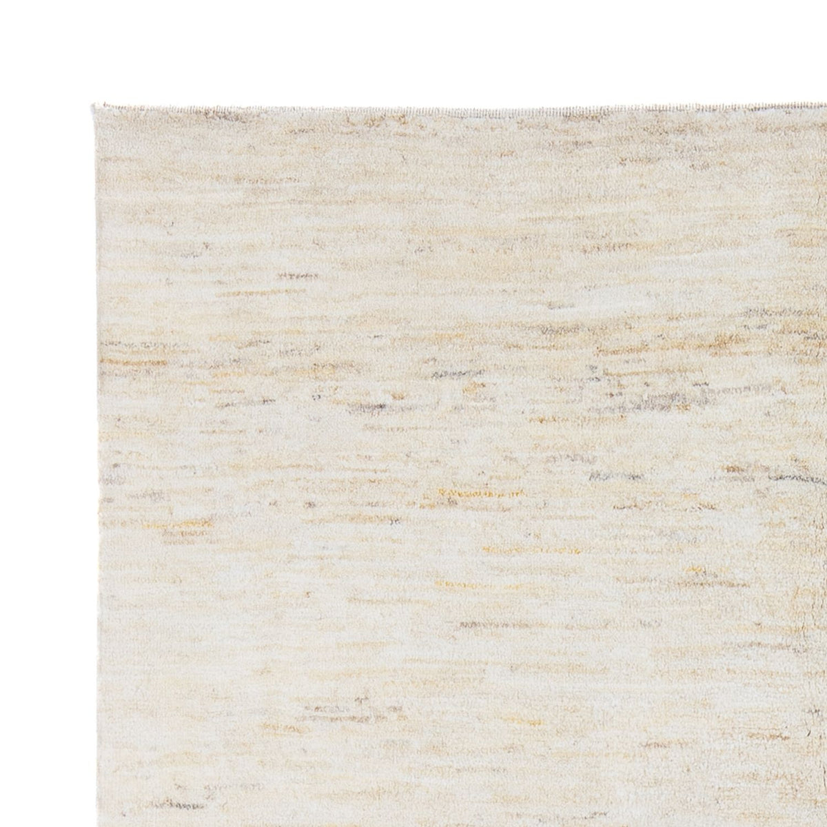 Dywan Gabbeh - perski - 187 x 151 cm - srebrny