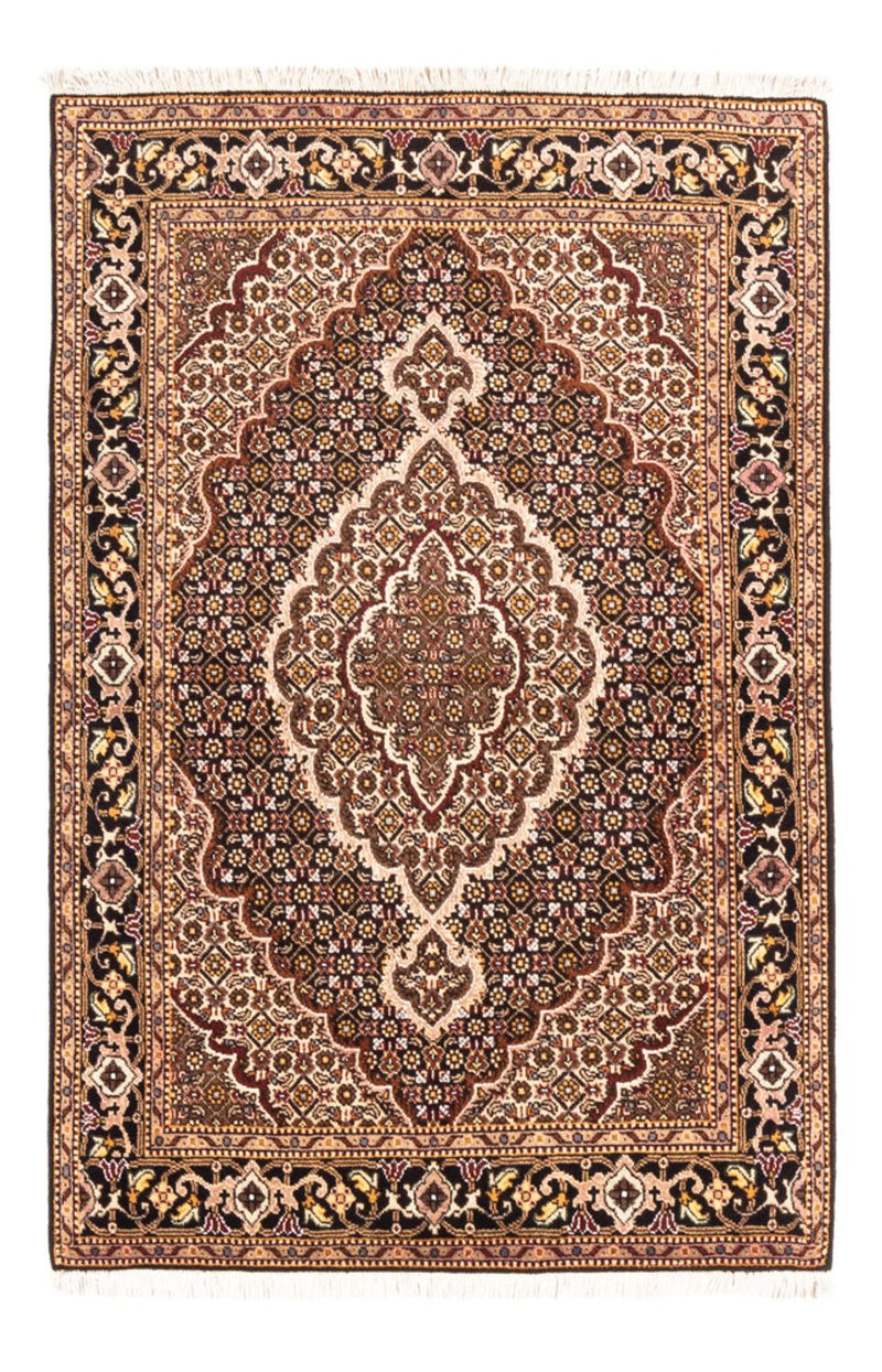 Dywan perski - Tabriz - Królewski - 144 x 101 cm - ciemnoniebieski