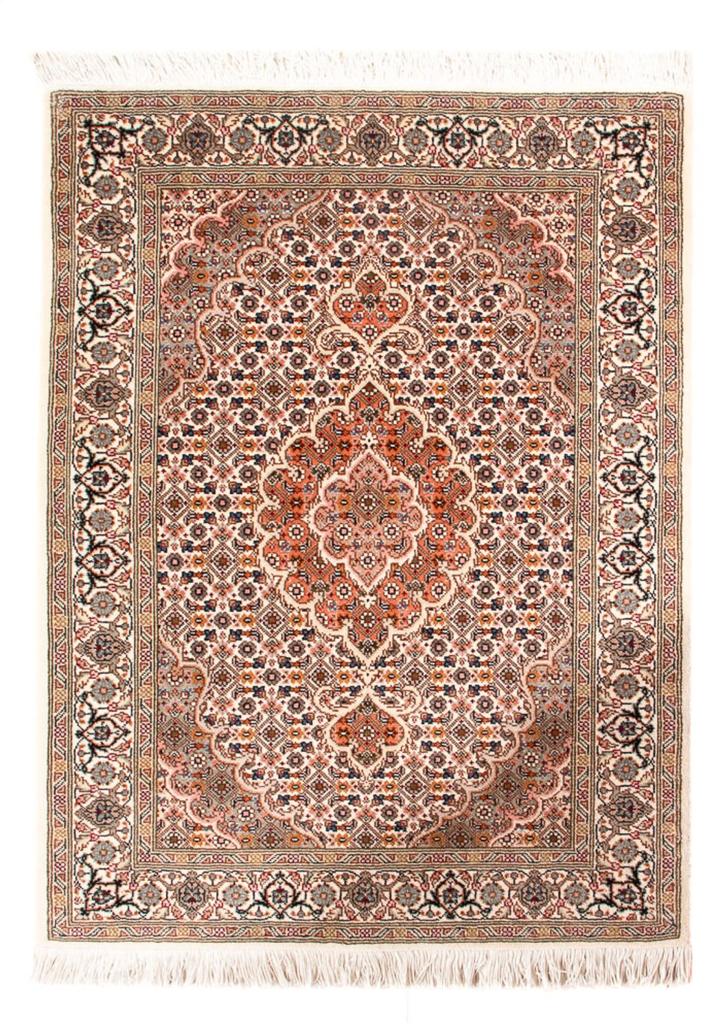 Dywan perski - Tabriz - Królewski - 87 x 61 cm - kremowy