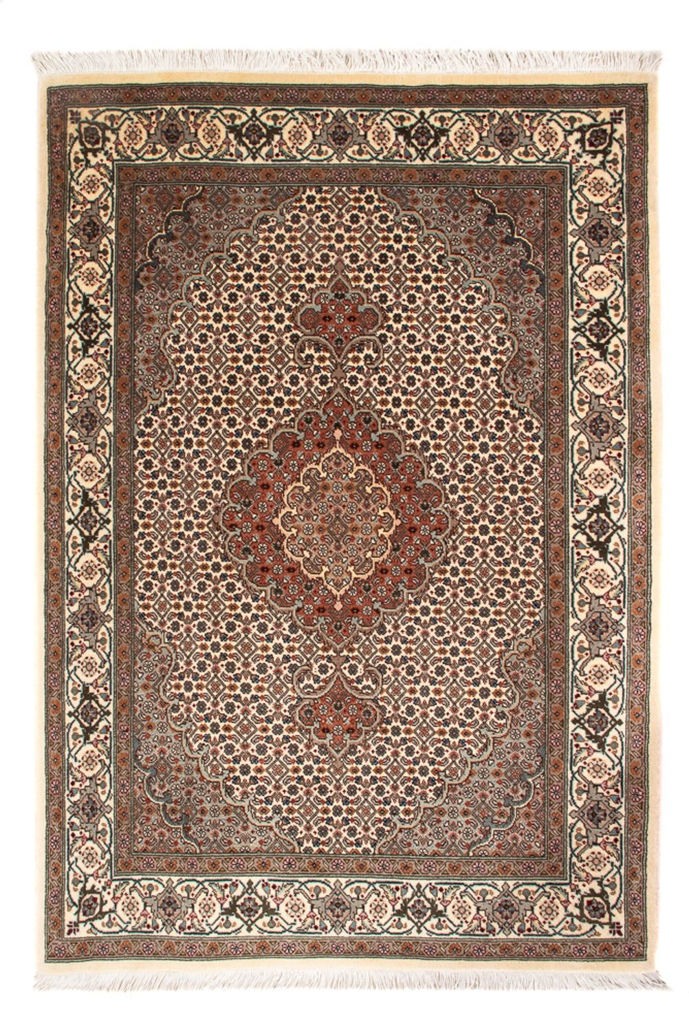 Dywan perski - Tabriz - Królewski - 121 x 77 cm - beżowy