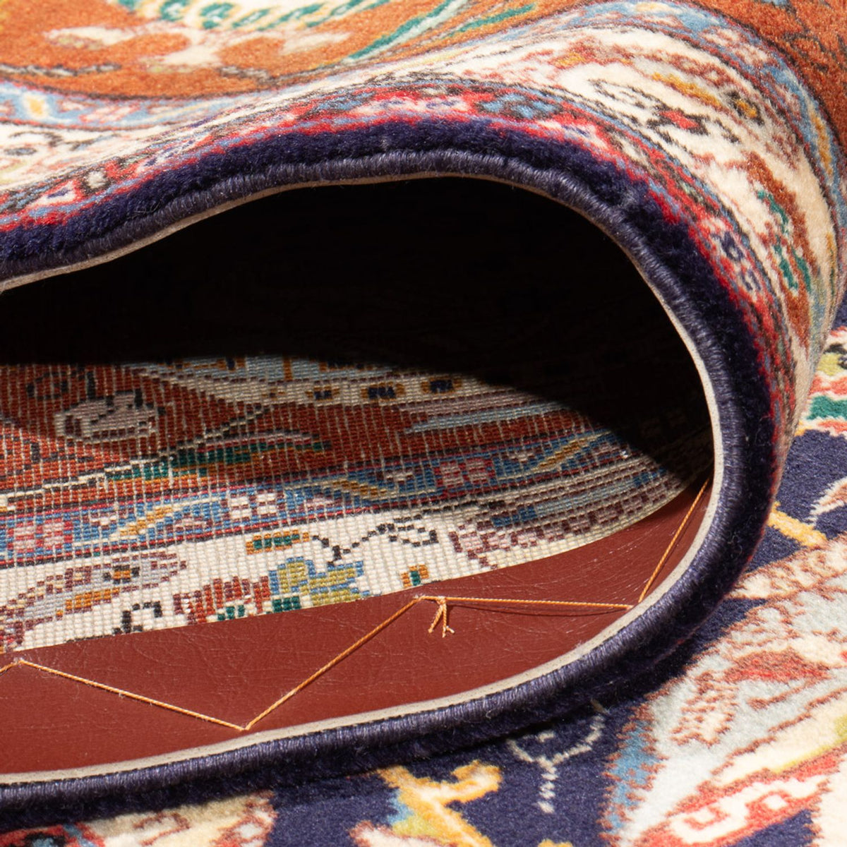 Dywan perski - Tabriz - 387 x 300 cm - ciemnoniebieski