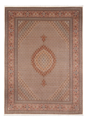 Dywan perski - Tabriz - 349 x 254 cm - jasnobrązowy