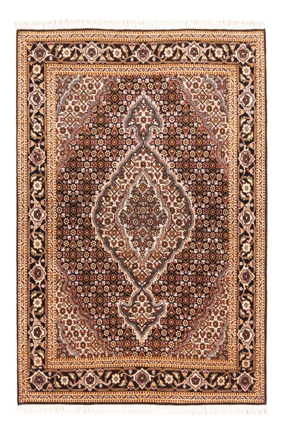 Dywan perski - Tabriz - 150 x 103 cm - ciemnoniebieski