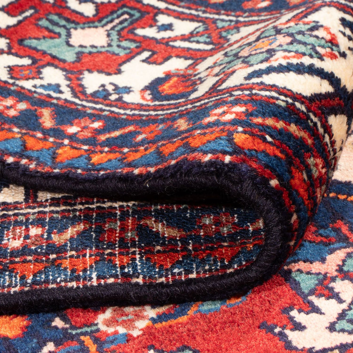 Perski dywan - Nomadyczny - 220 x 137 cm - czerwony