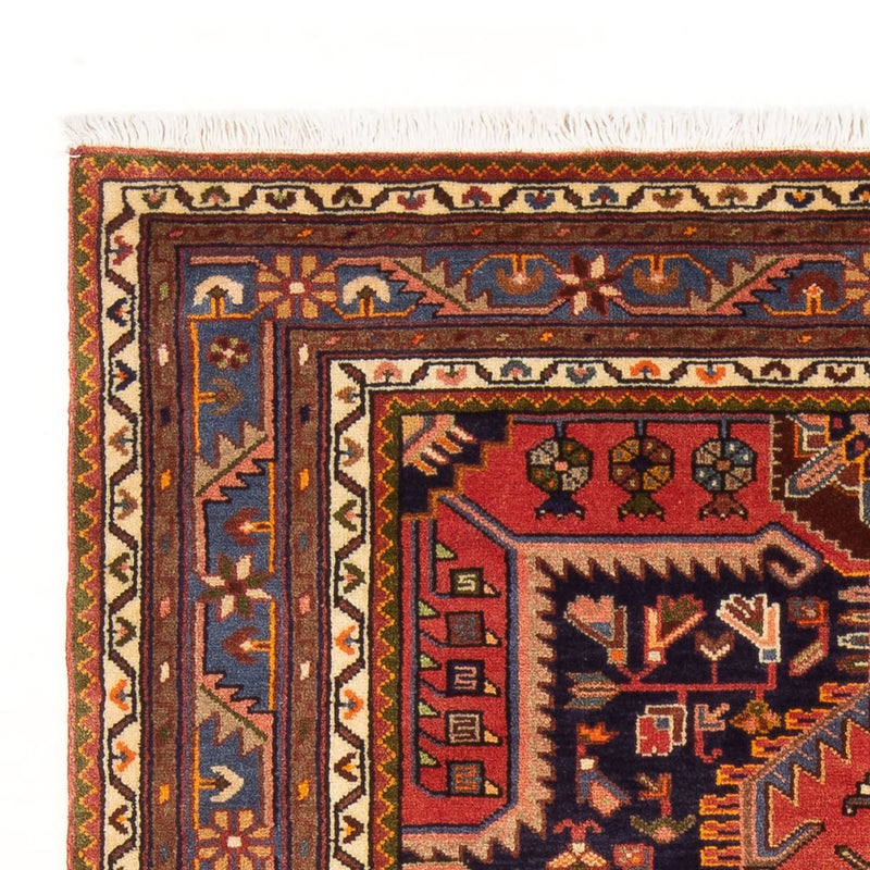 Perski dywan - Nomadyczny - 222 x 140 cm - czerwony