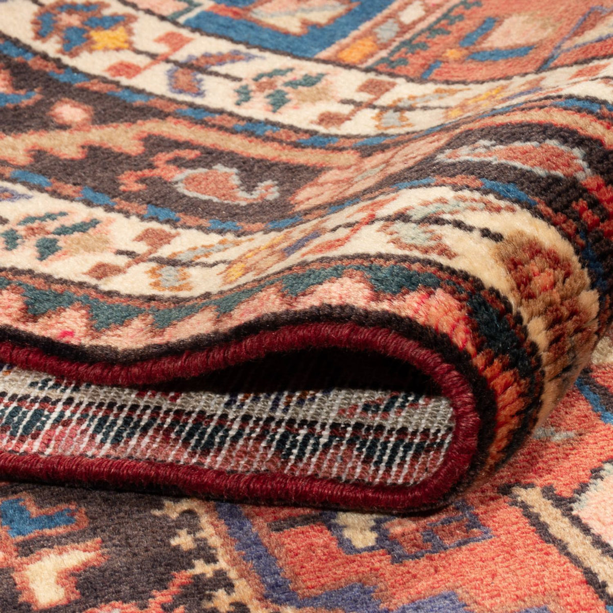 Perski dywan - Nomadyczny - 232 x 137 cm - ciemnoniebieski