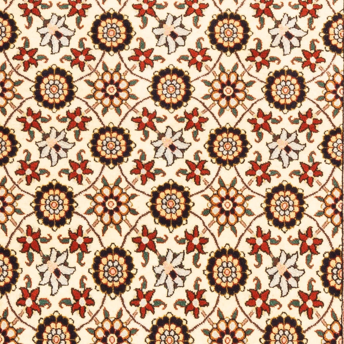 Perski dywan - Nomadyczny - 150 x 105 cm - kremowy