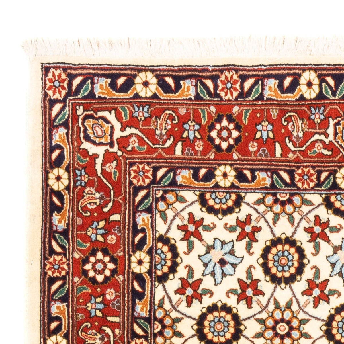 Perski dywan - Nomadyczny - 150 x 105 cm - kremowy