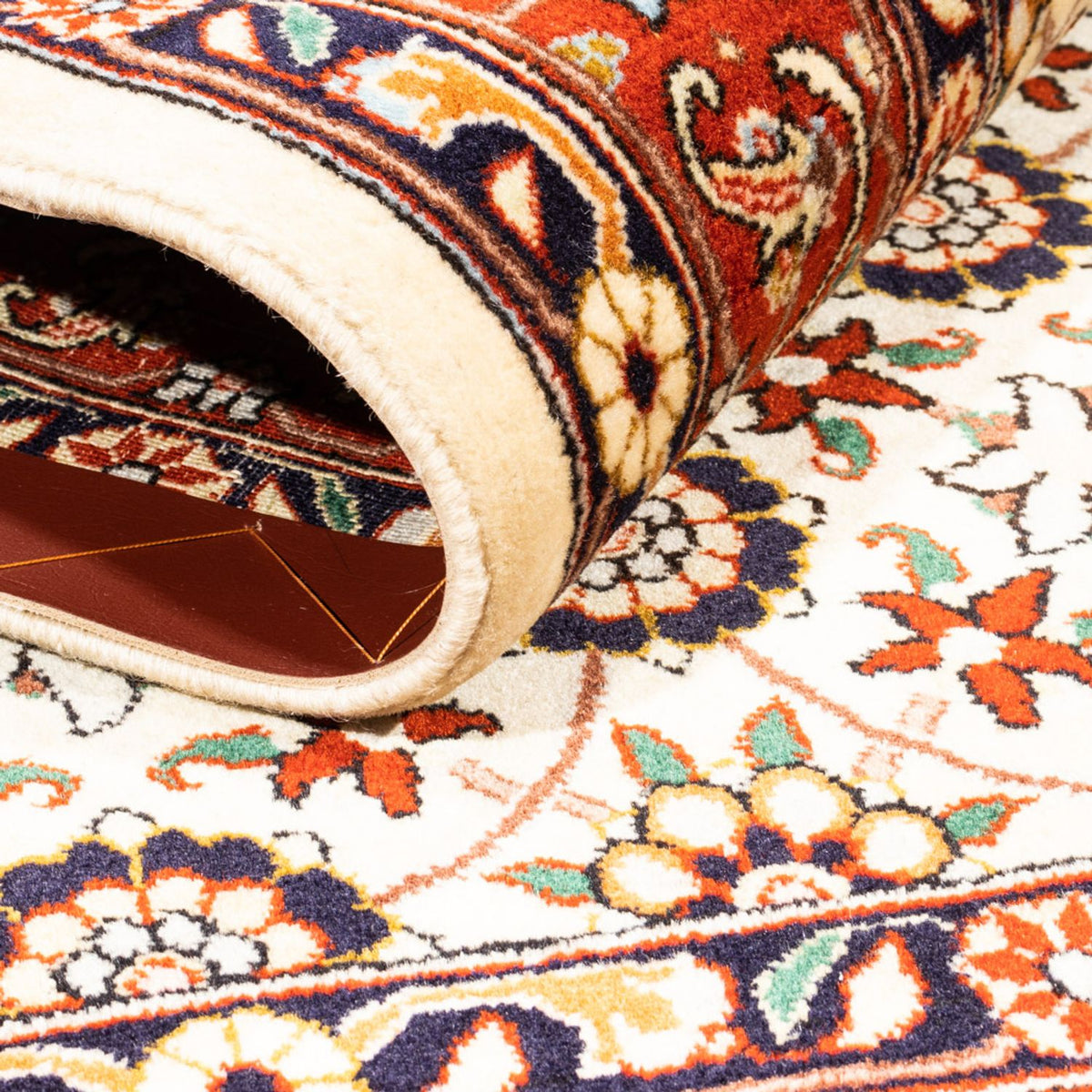 Perski dywan - Nomadyczny - 150 x 105 cm - kremowy