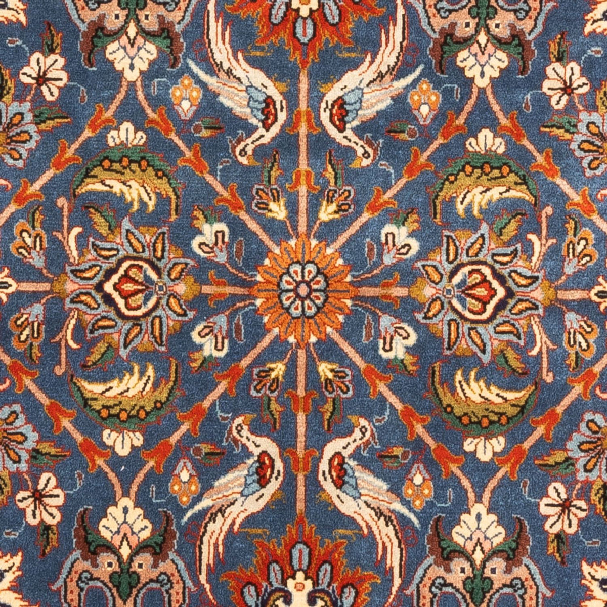 Perski dywan - Nomadyczny - 162 x 107 cm - niebieski