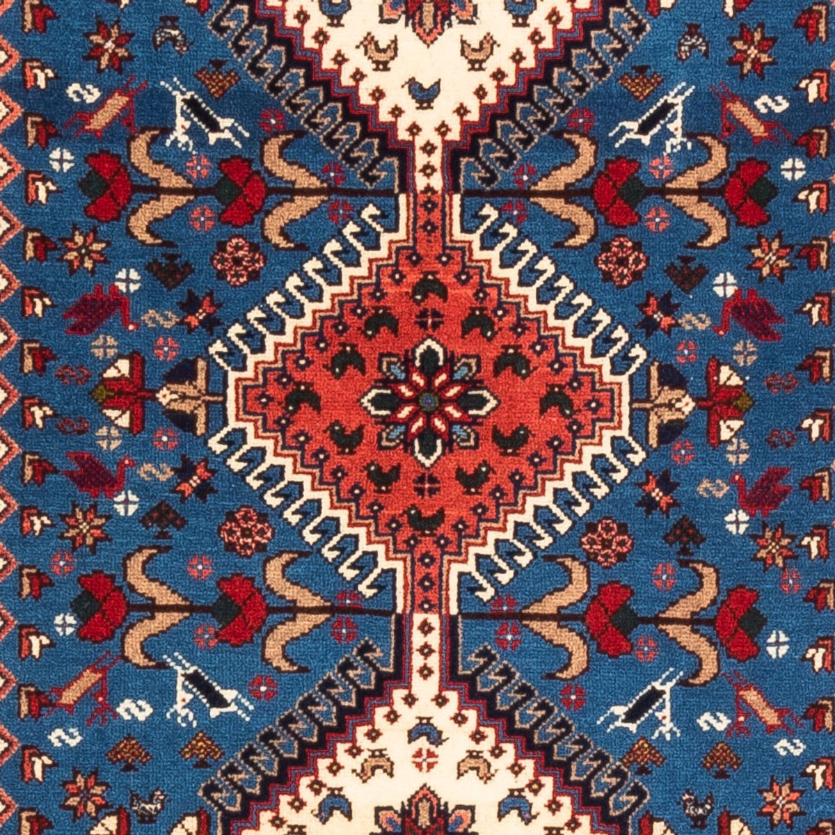 Biegacz Perski dywan - Nomadyczny - 197 x 82 cm - jasnoniebieski