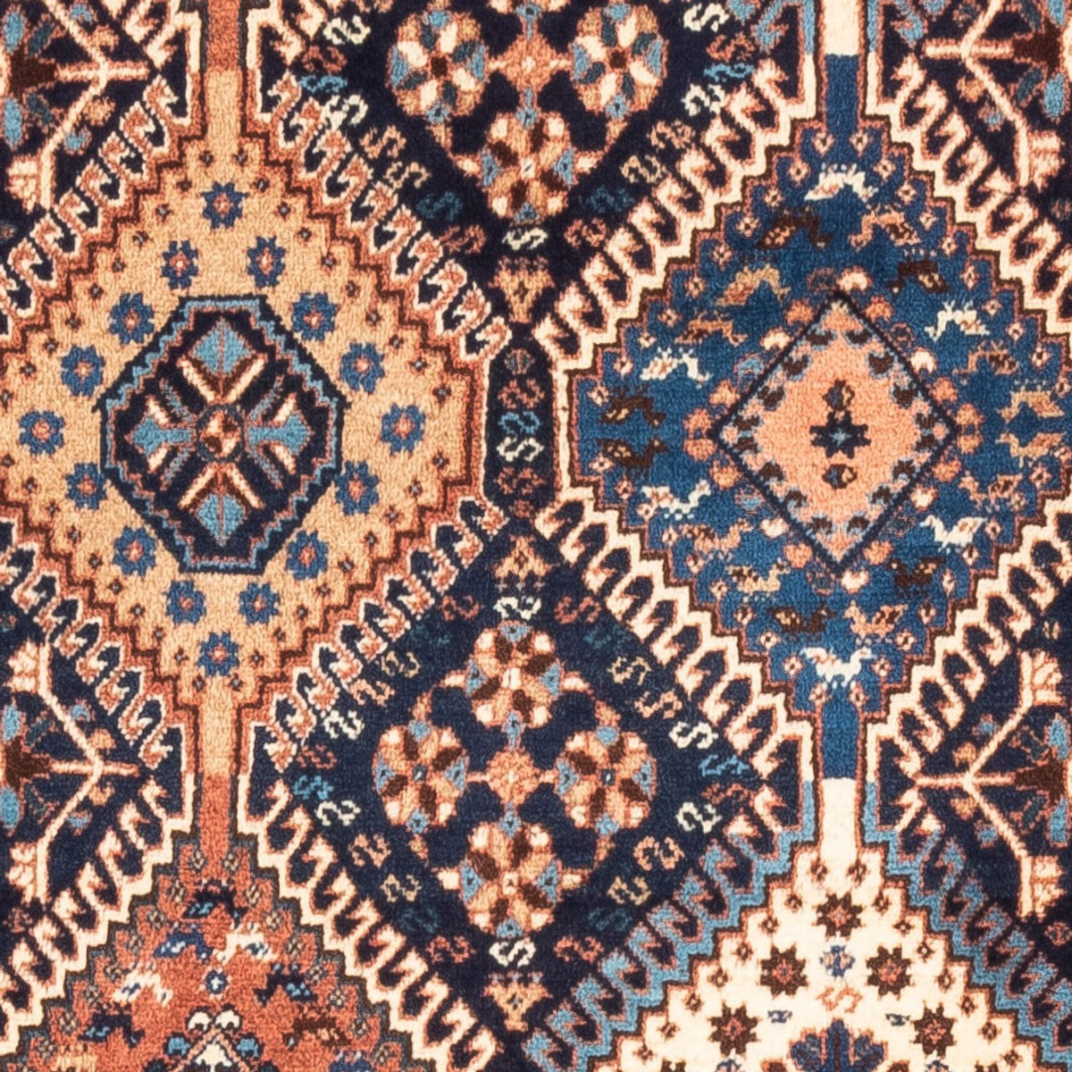 Biegacz Perski dywan - Nomadyczny - 185 x 80 cm - ciemnoniebieski