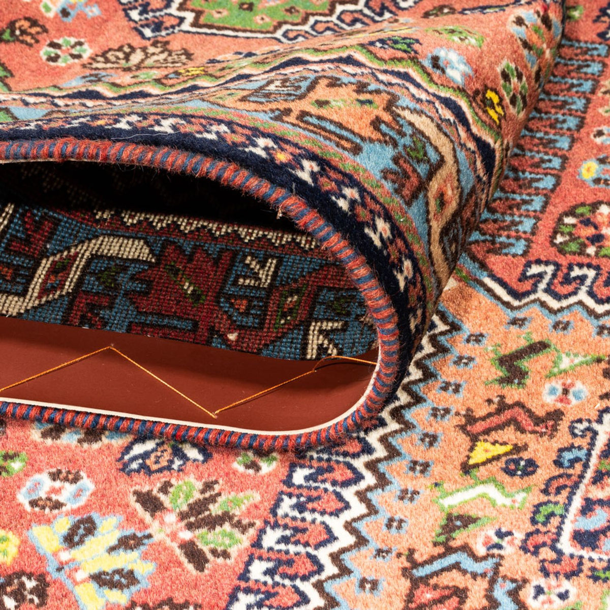 Biegacz Perski dywan - Nomadyczny - 197 x 82 cm - czerwony