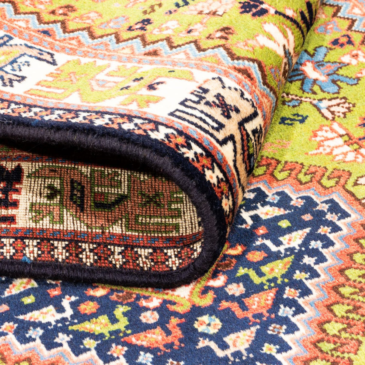 Biegacz Perski dywan - Nomadyczny - 193 x 82 cm - zielona