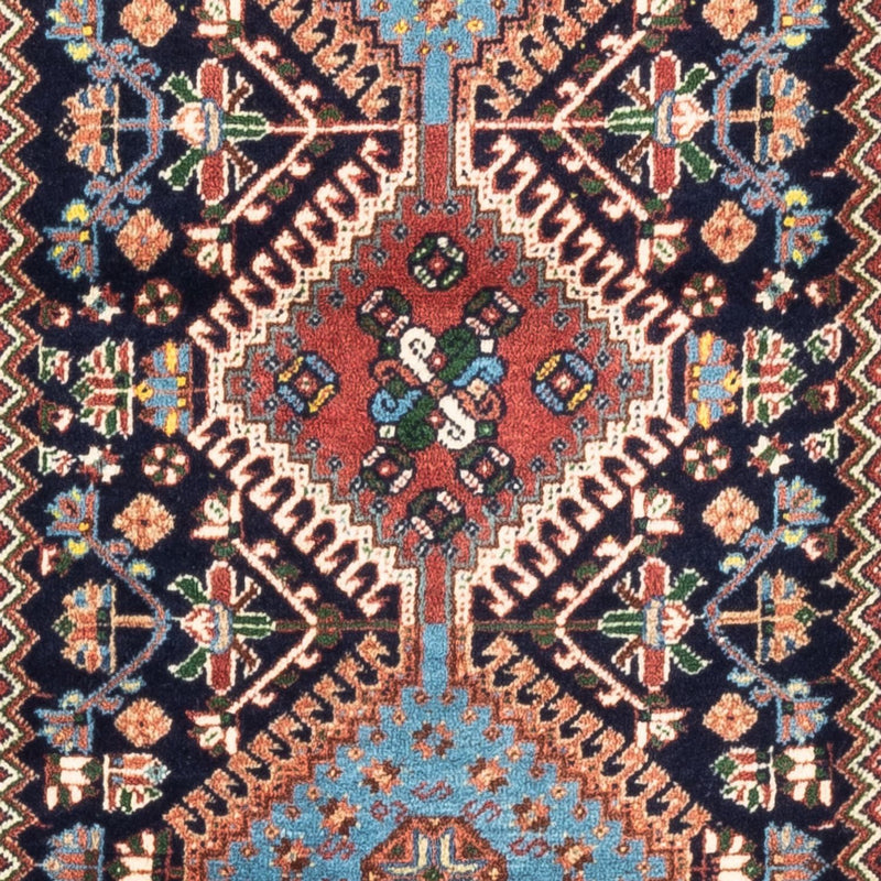 Biegacz Perski dywan - Nomadyczny - 200 x 83 cm - ciemnoniebieski