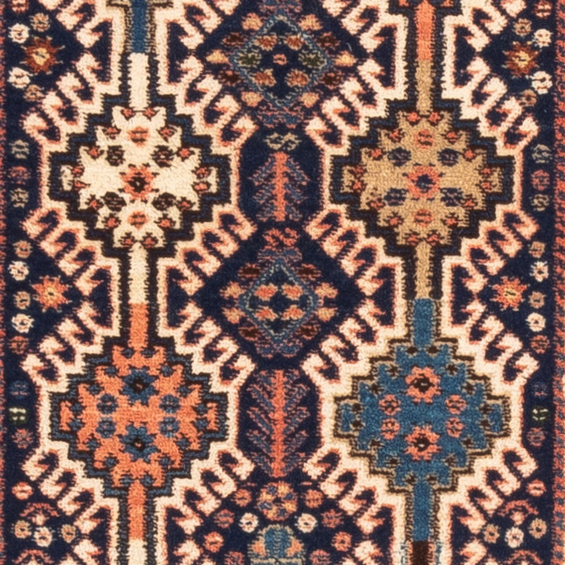 Biegacz Perski dywan - Nomadyczny - 140 x 50 cm - ciemnoniebieski