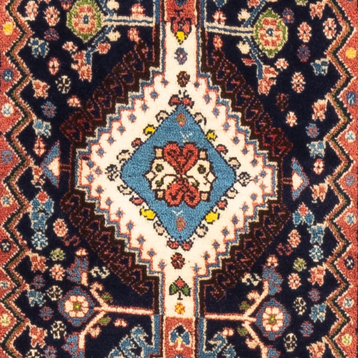 Biegacz Perski dywan - Nomadyczny - 187 x 60 cm - ciemnoniebieski