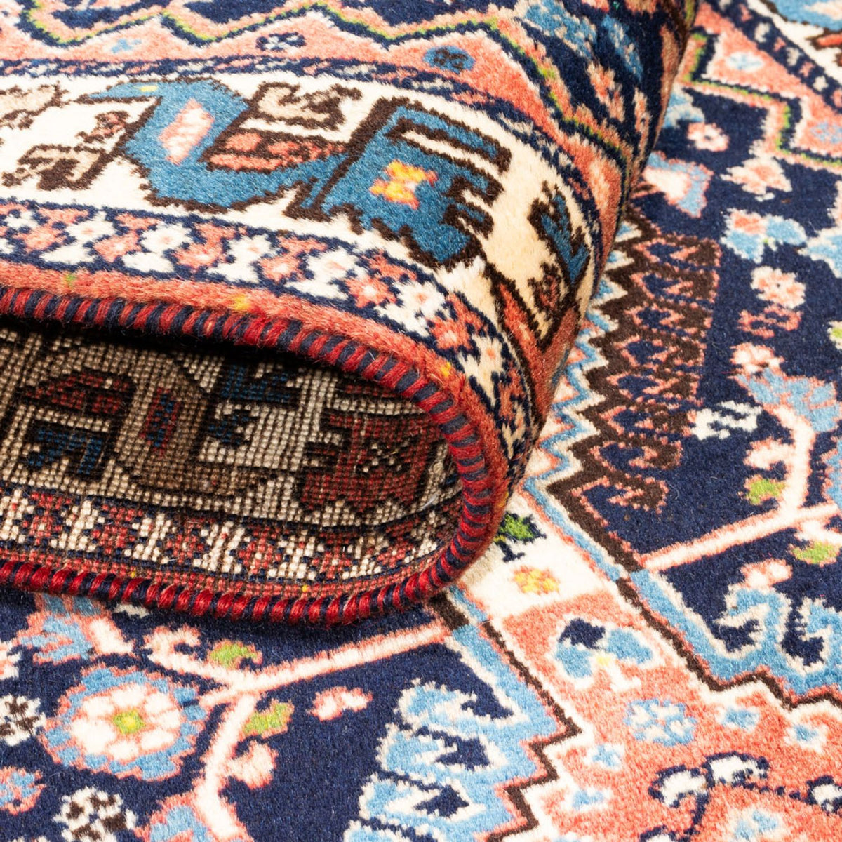 Biegacz Perski dywan - Nomadyczny - 187 x 60 cm - ciemnoniebieski