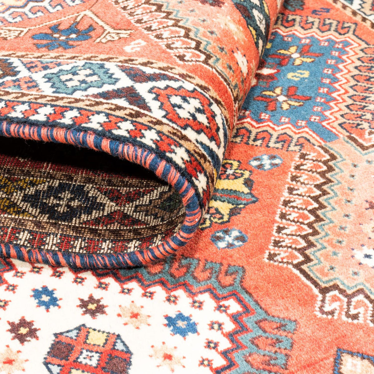 Biegacz Perski dywan - Nomadyczny - 190 x 81 cm - czerwony