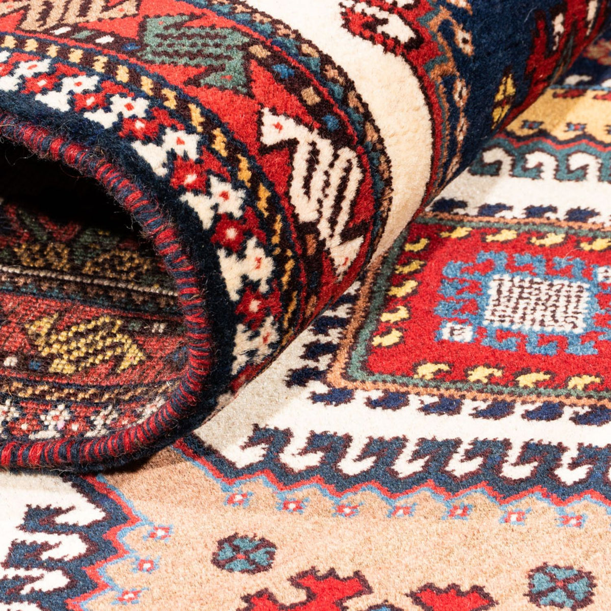 Biegacz Perski dywan - Nomadyczny - 184 x 80 cm - kremowy