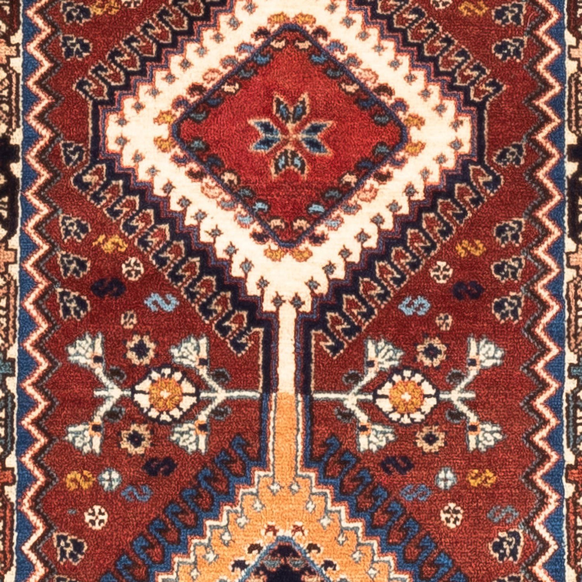 Biegacz Perski dywan - Nomadyczny - 194 x 60 cm - czerwony