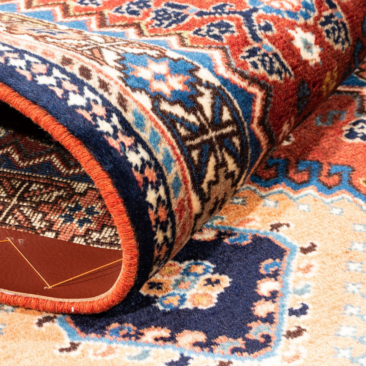 Biegacz Perski dywan - Nomadyczny - 194 x 60 cm - czerwony