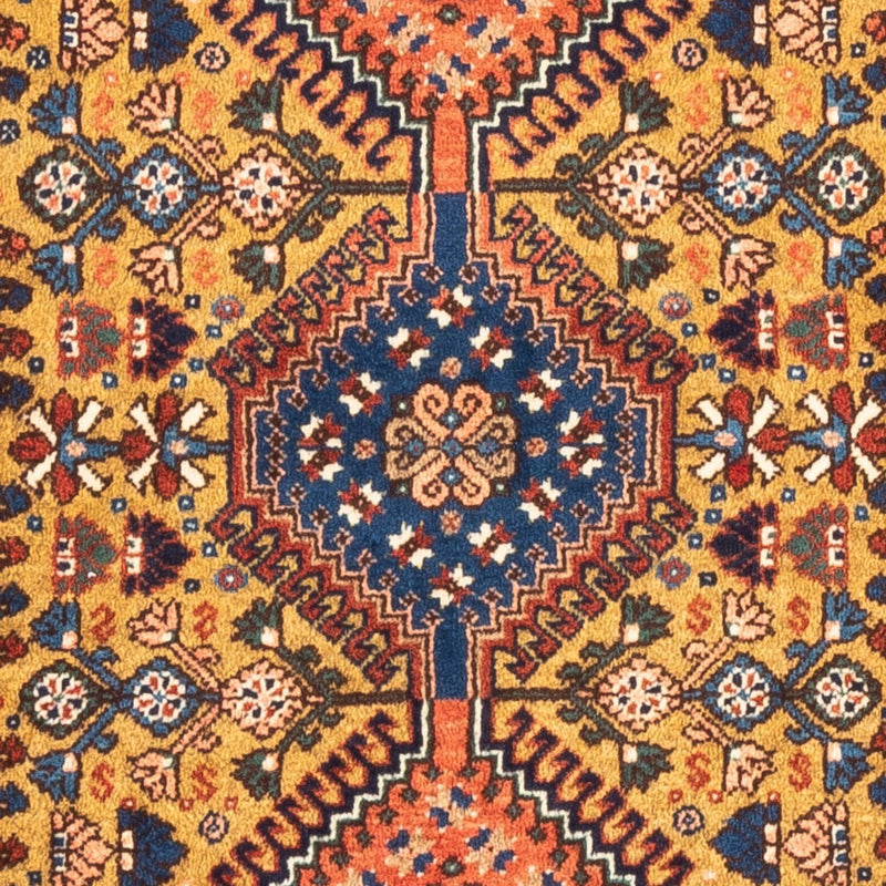 Perski dywan - Nomadyczny - 130 x 80 cm - żółty