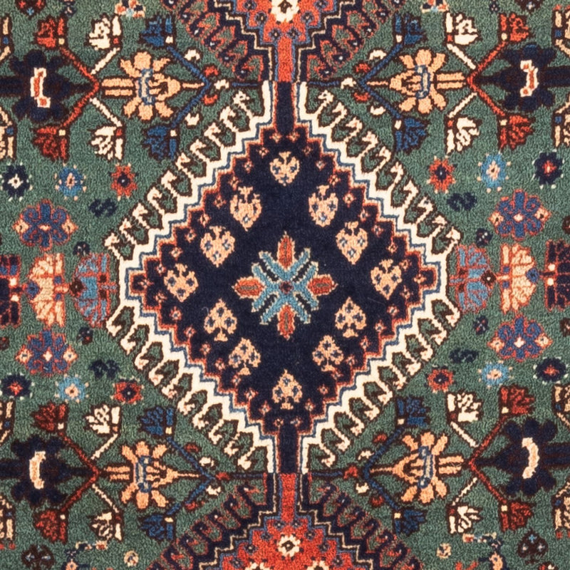 Perski dywan - Nomadyczny - 130 x 80 cm - zielona