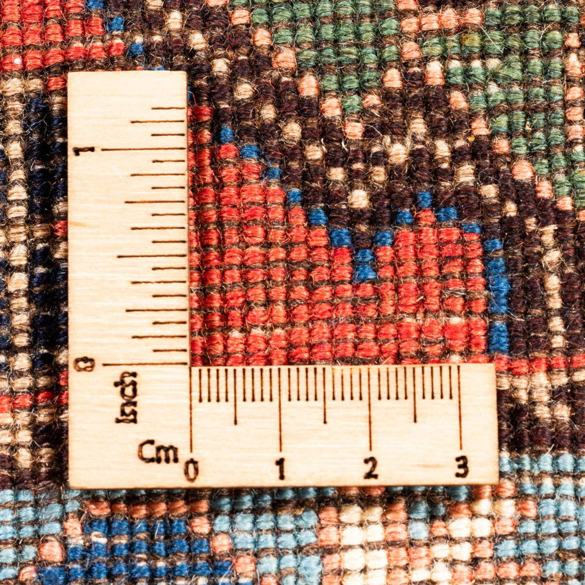 Perski dywan - Nomadyczny - 130 x 80 cm - zielona