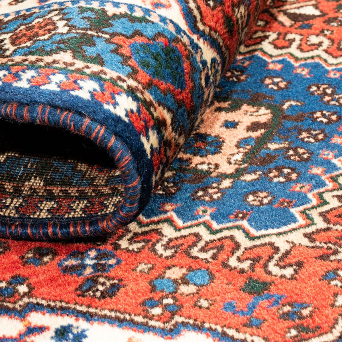 Perski dywan - Nomadyczny - 123 x 81 cm - czerwony