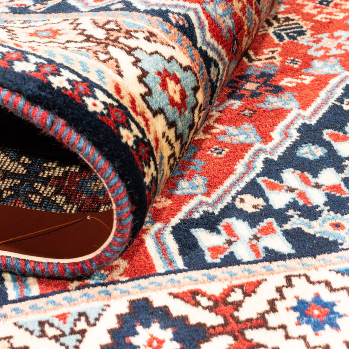 Perski dywan - Nomadyczny - 128 x 82 cm - czerwony