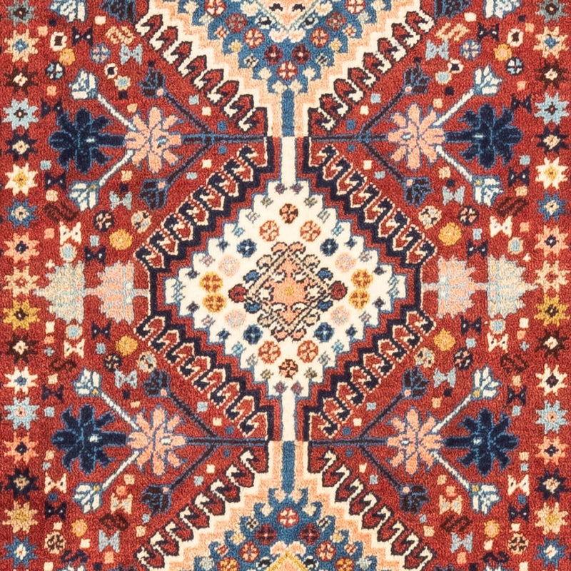 Perski dywan - Nomadyczny - 131 x 86 cm - czerwony