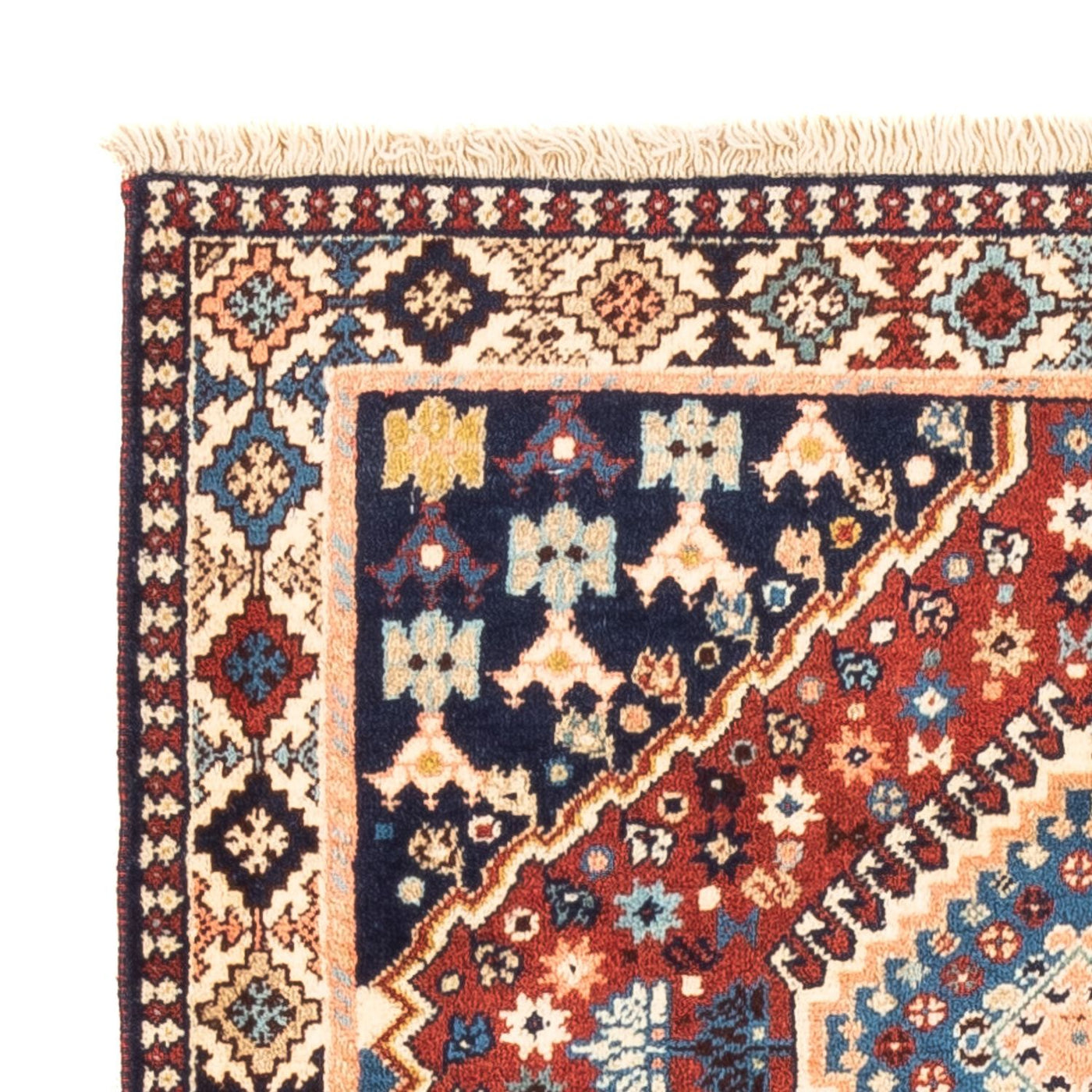 Perski dywan - Nomadyczny - 131 x 86 cm - czerwony