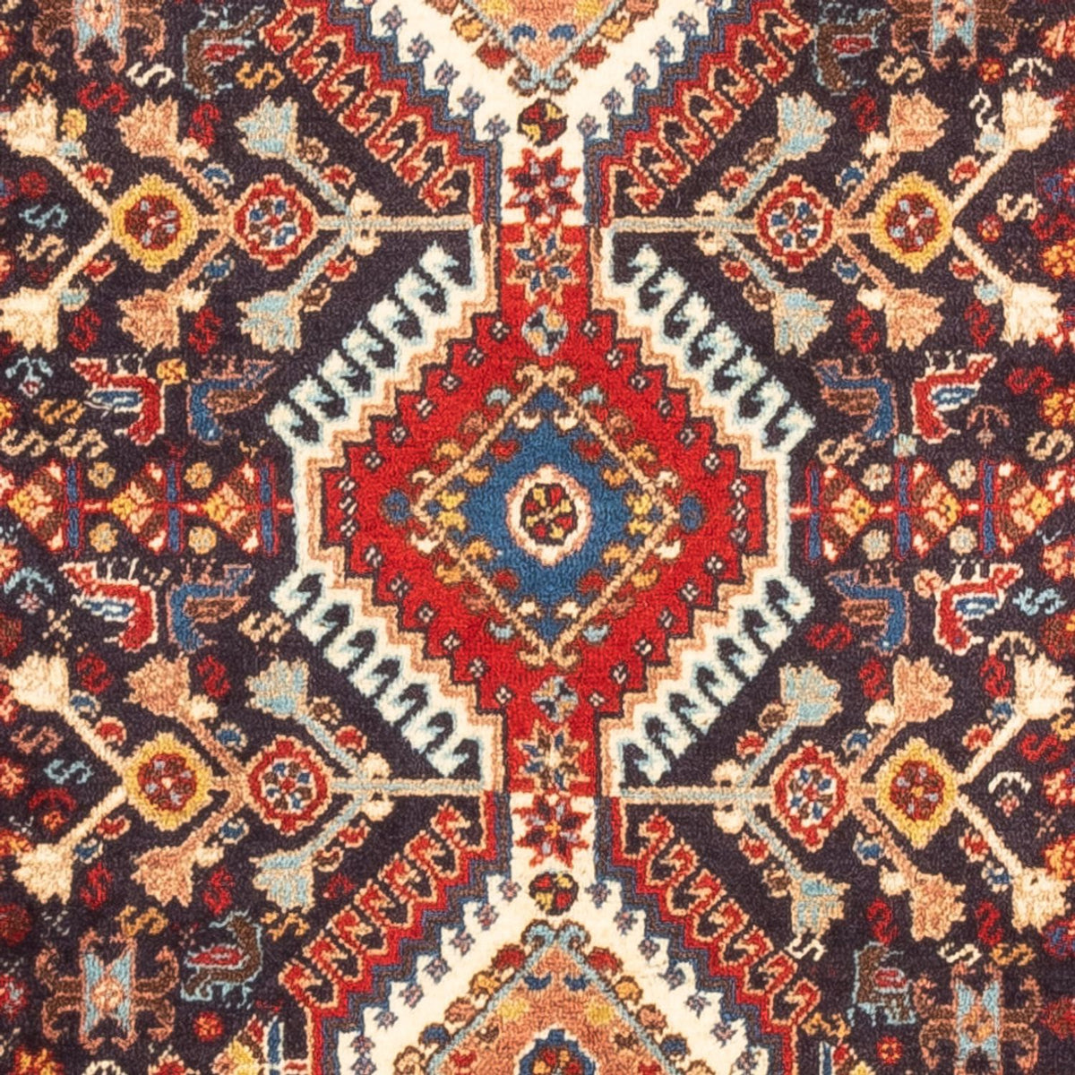 Perski dywan - Nomadyczny - 130 x 80 cm - ciemnoniebieski