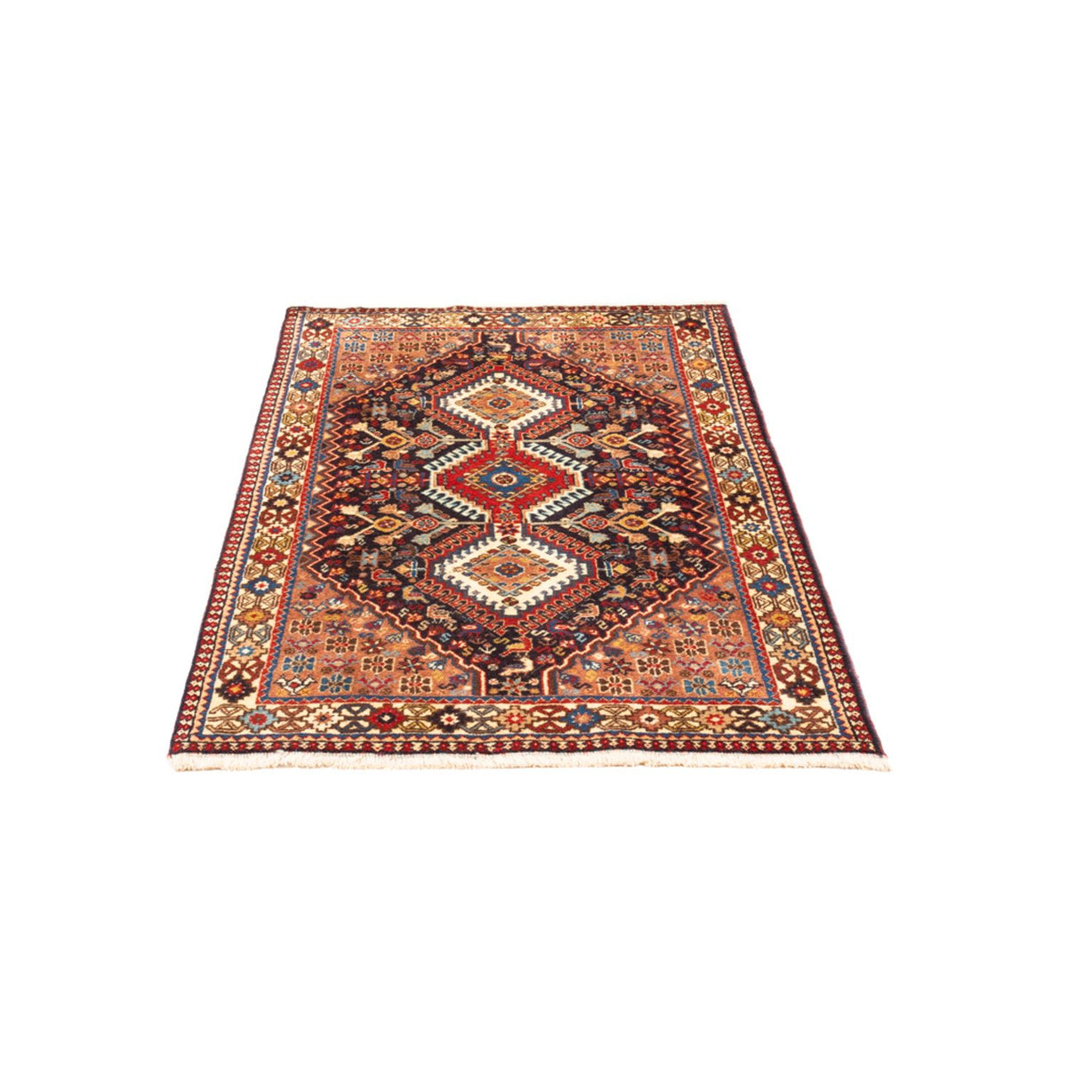 Perski dywan - Nomadyczny - 130 x 80 cm - ciemnoniebieski